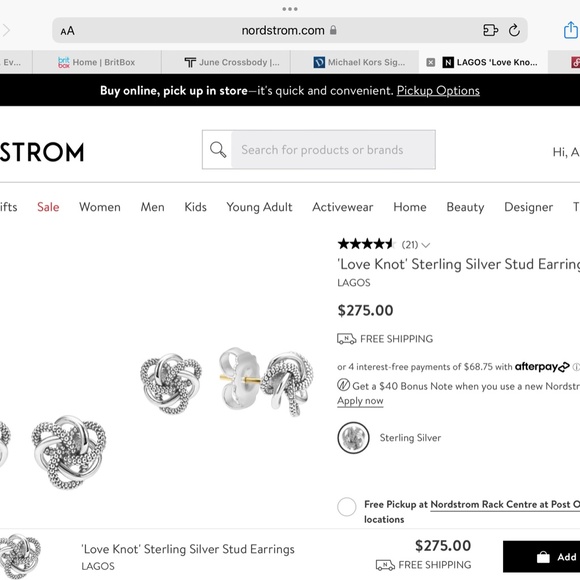 Lagos set necklace and earrings - Picture 7 of 8